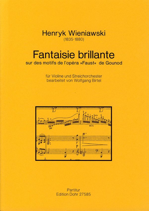 Fantaisie brillante op.20 für Violine