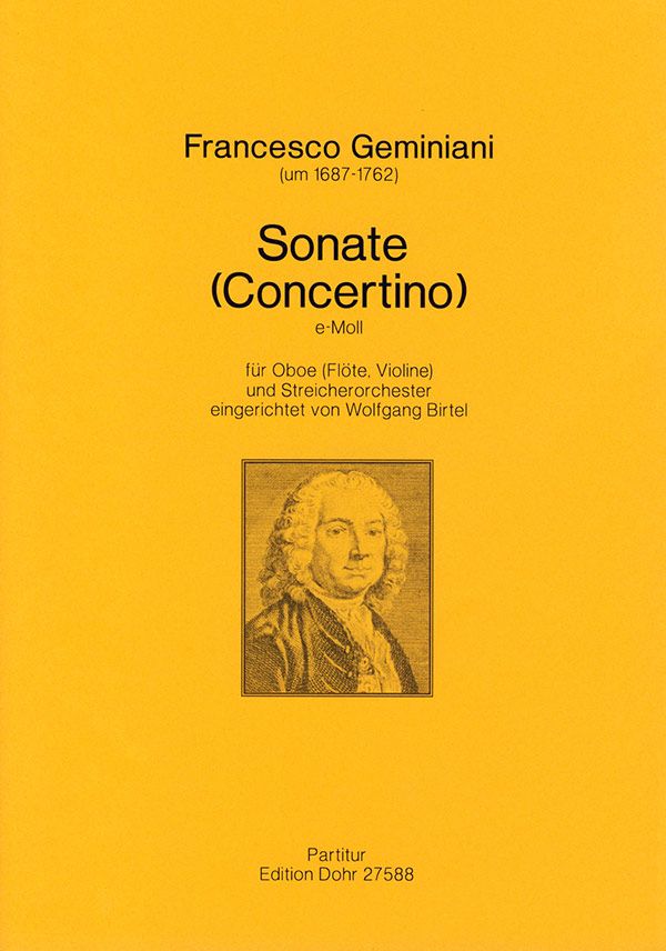 Sonate e-Moll für Oboe (Flöte/Violine)