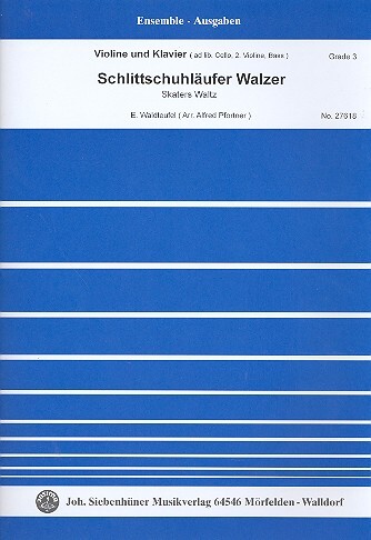 Schlittschuhläufer-Walzer für Violine