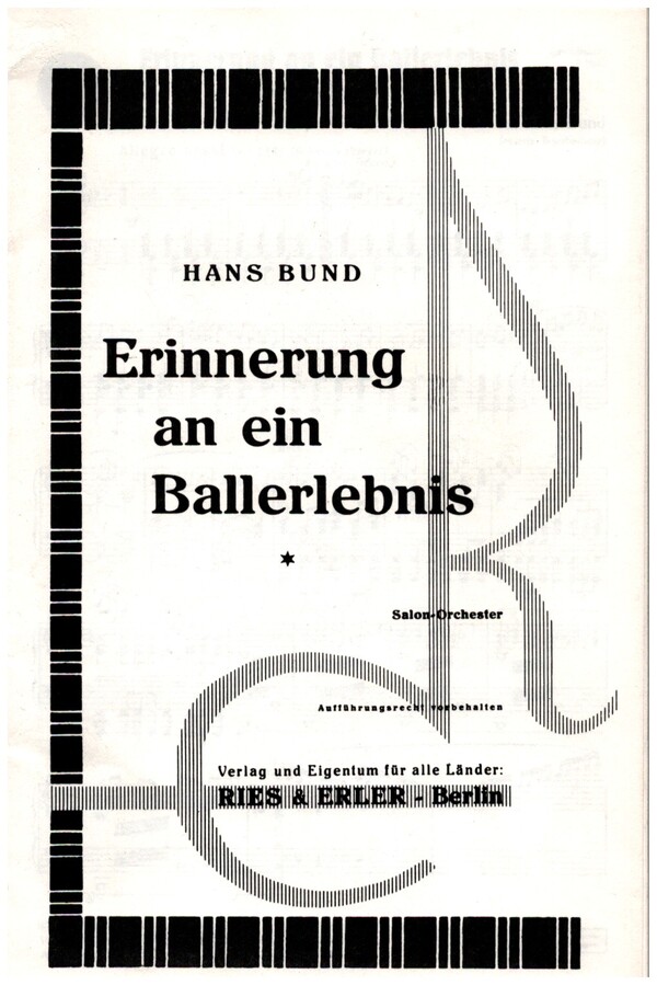 Erinnerung an ein Ballerlebnis