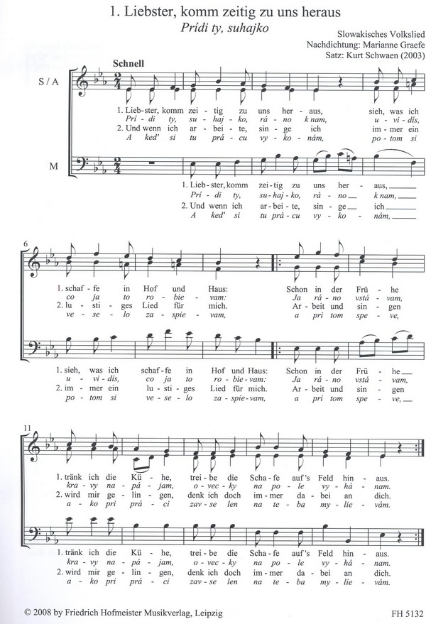 Europäische Volkslieder für