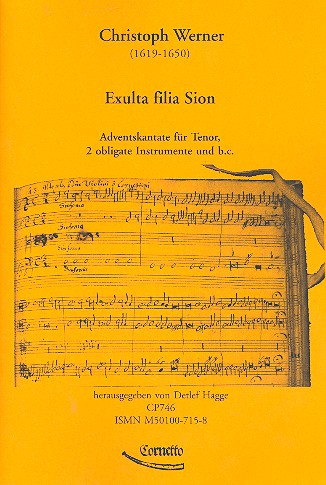 Exulta filia Sion für Tenor,
