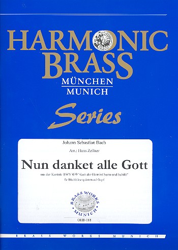 Nun danket alle Gott BWV79 für 2 Flügelhörner,