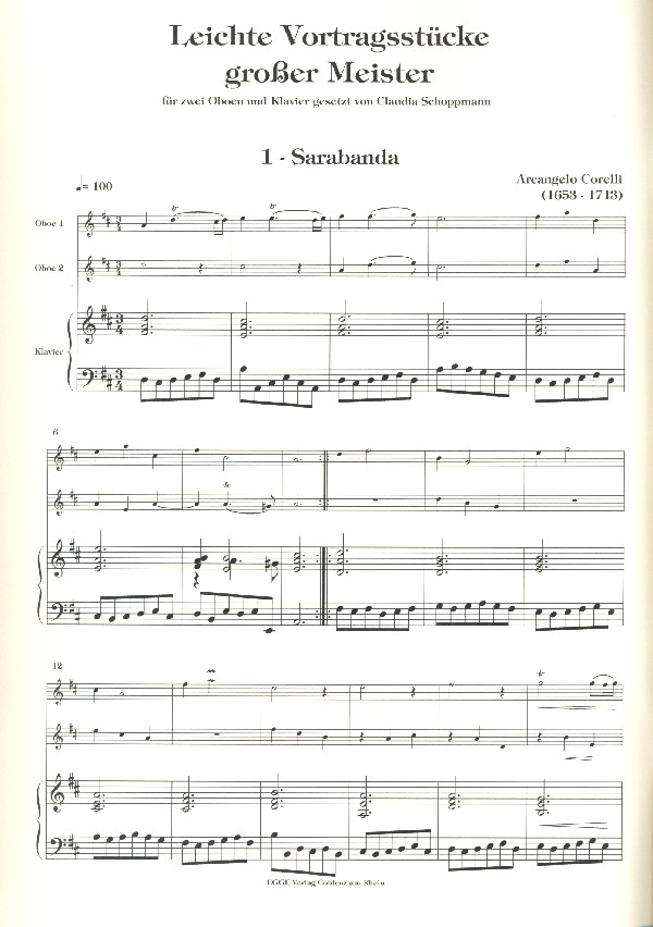 Leichte Vortragsstücke großer Meister