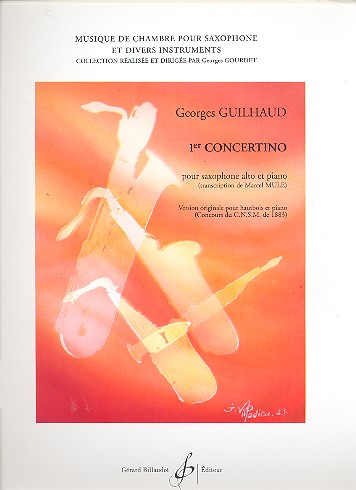 Concertino no.1 pour saxophone alto