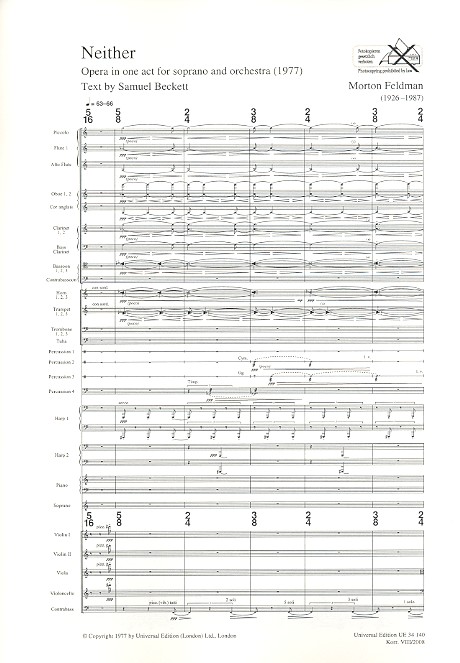 Neither für Sopran und Orchester