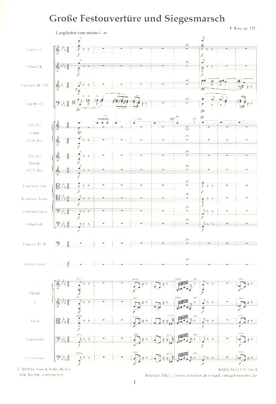 Große Festouvertüre und Siegesmarsch