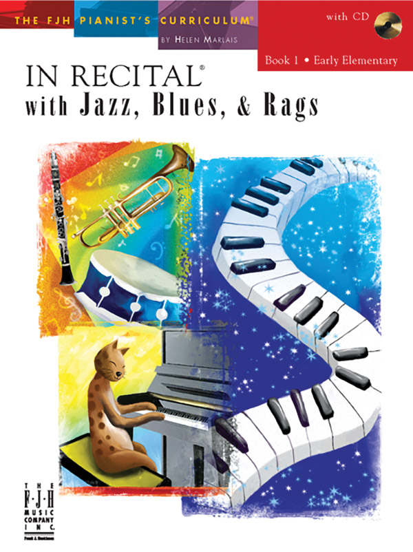 In Recital with Jazz Blues and Rags vol.1 (+CD):