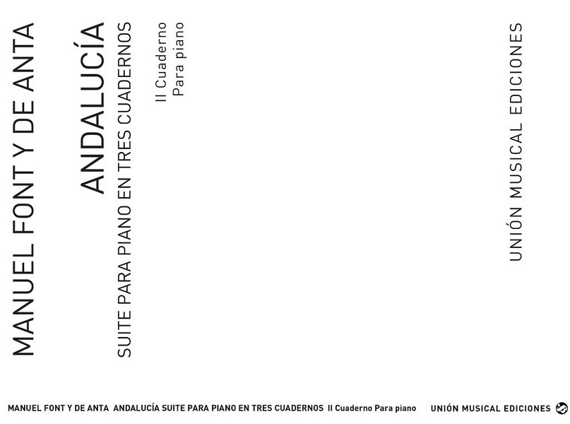 Andalucia Suite cuaderno 2 para piano