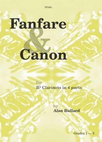 Fanfare and Canon for 4 clarinets (ensemble)