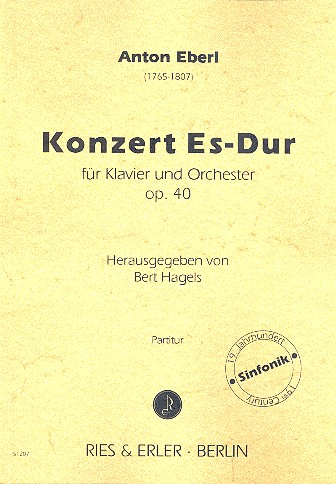 Konzert Es-Dur op.40 für Klavier und Orchester