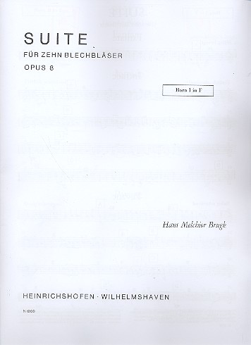 Suite op.8 für 10 Blechbläser