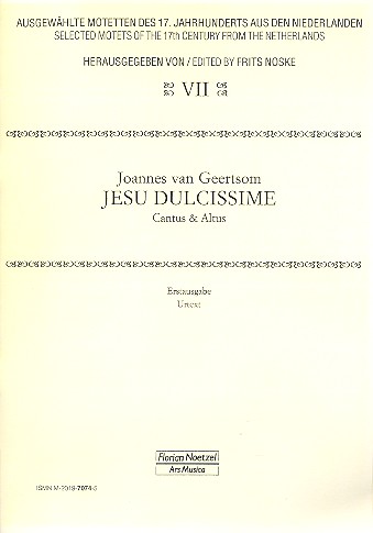 Jesu dulcissime für Sopran, Alt und Bc
