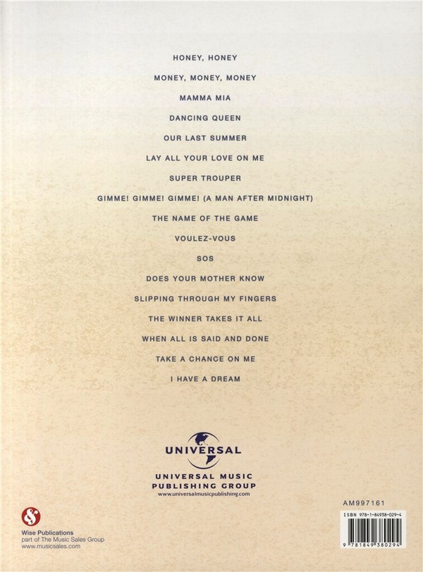 Mamma Mia vol.1: The Movie Soundtrack (2008)
