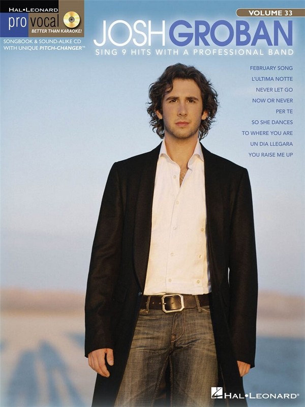 Josh Groban (+CD): songbook vocal/guitar