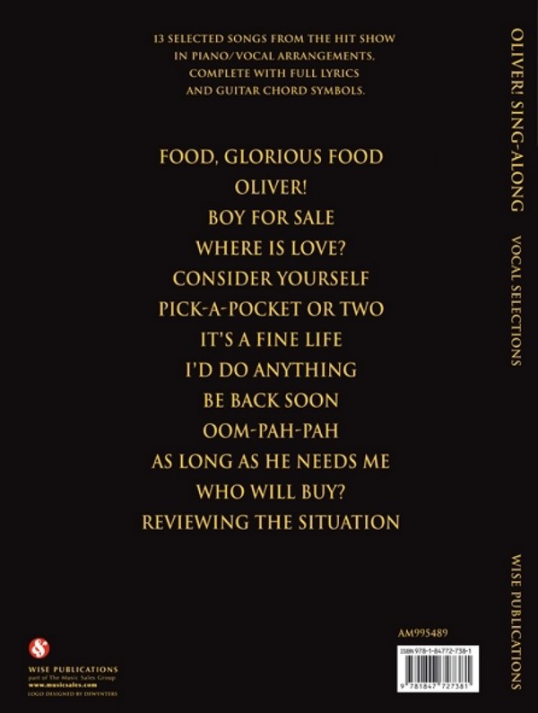 Oliver (+CD) vocal selections