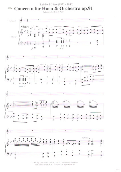 Konzert B-Dur op.91 