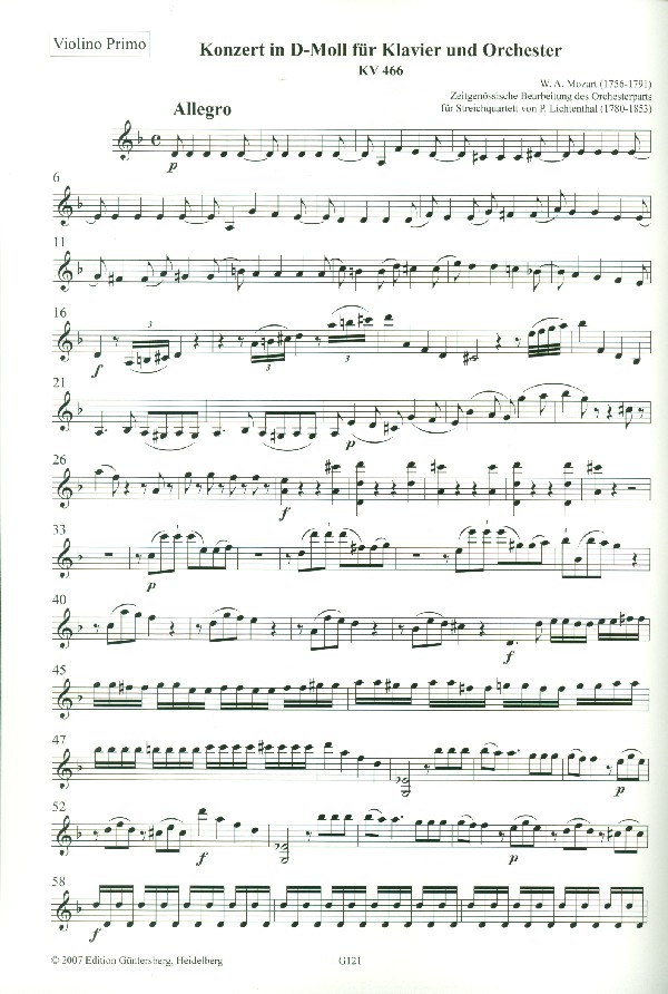 Konzert d-Moll KV466