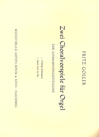 2 Choralvorspiele