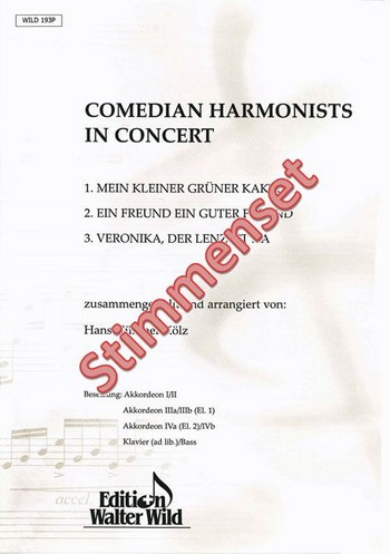 Comedian Harmonists in Concert: