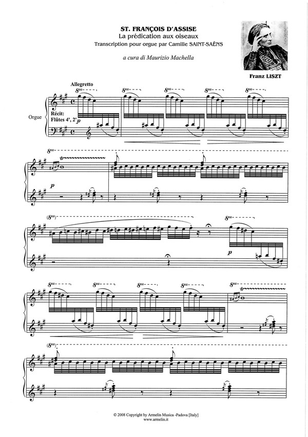 St. François d'Assise - La prédication aux oiseaux 