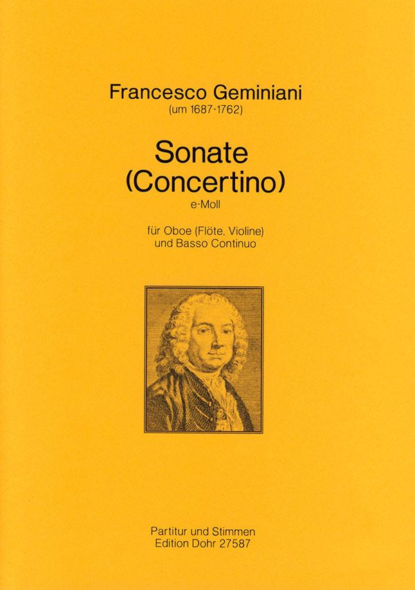 Sonate e-Moll für Oboe (Flöte/Violine)