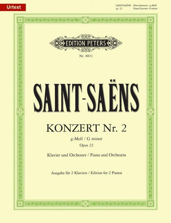 Konzert g-Moll Nr.2 op.22 für Klavier und Orchester