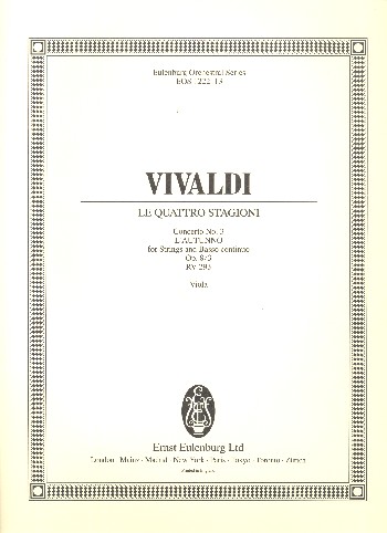Konzert F-Dur op.8,3 RV293