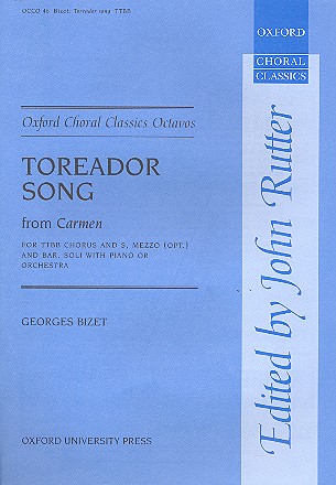 Toreador Song for soloists, male chorus