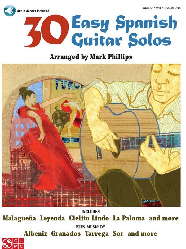 30 easy Spanish Guitar Solos (+Audio Access)