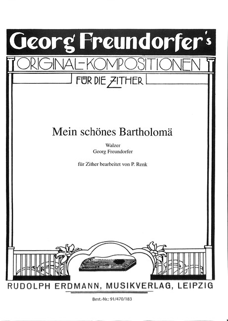 Mein schönes Bartholomä für Konzertzither