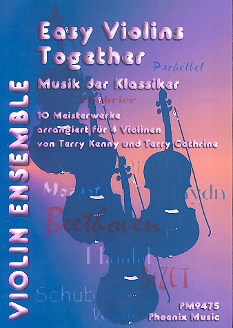 Musik der Klassiker für 4 Violinen ( Ensemble)