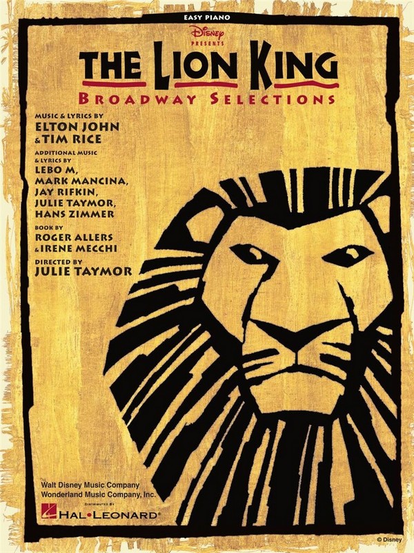 The Lion King (Broadway Selections):
