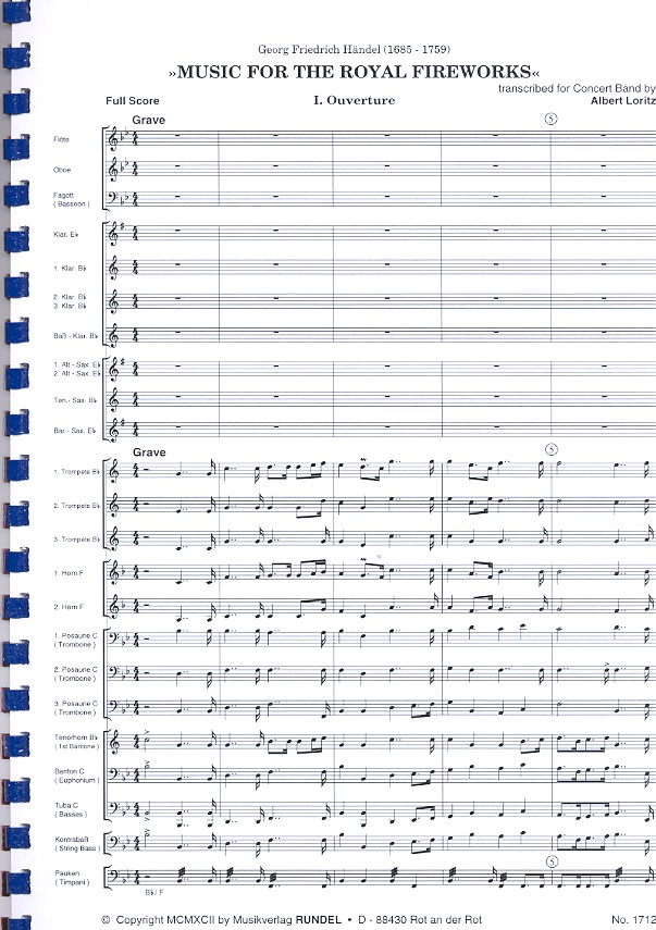 Music for the Royal Fireworks (komplett)