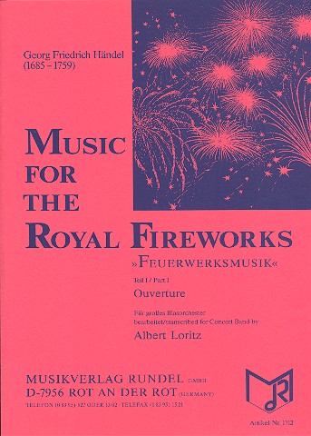 Music for the Royal Fireworks (komplett)
