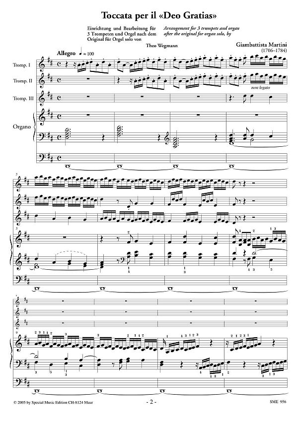 Toccata per il Deo Gratias