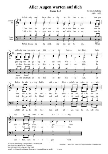 Aller Augen warten auf dich