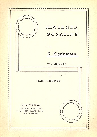 Wiener Sonatine Nr.3 für 3 Klarinetten