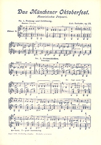 Münchner Oktoberfest op.176 (Medley)