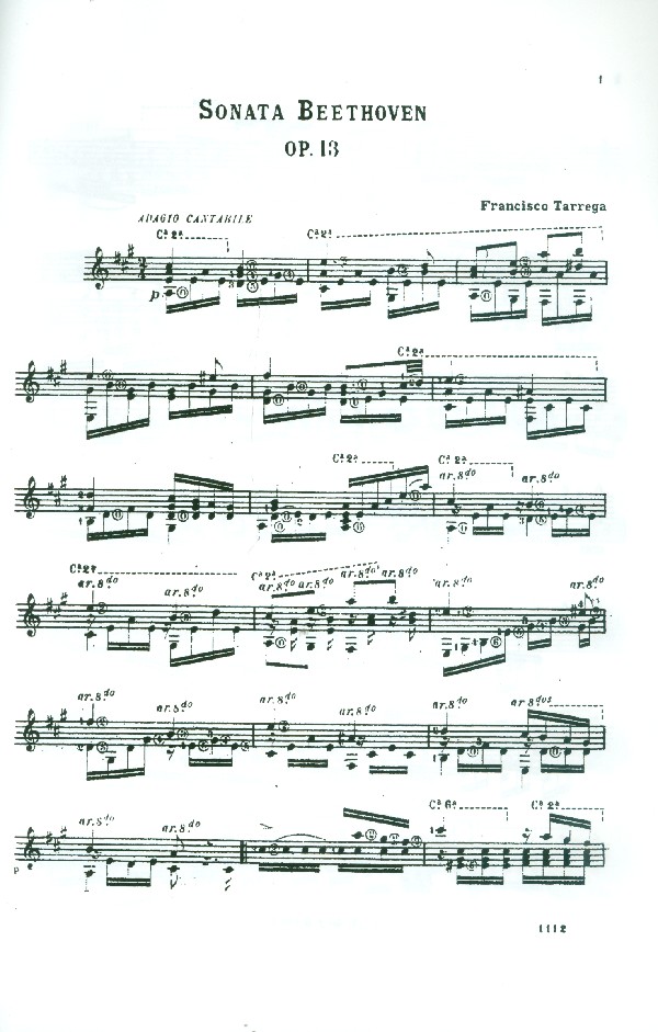 Adagio aus Sonate op.13