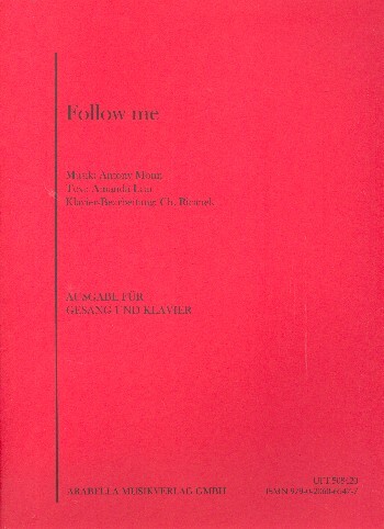 Follow me: für Gesang und Klavier