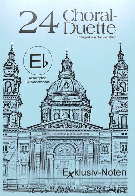 24 Choral-Duette für 2 Es-Instrumente