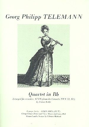 Quartet in Bb from Concerto TWV52:B1
