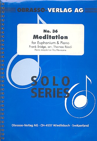 Meditation für Euphonium und Klavier