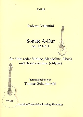 Sonate A-Dur op.12,1 für Melodieinstrument