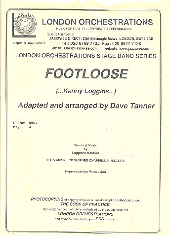 Footloose: for vocals and jazz ensemble