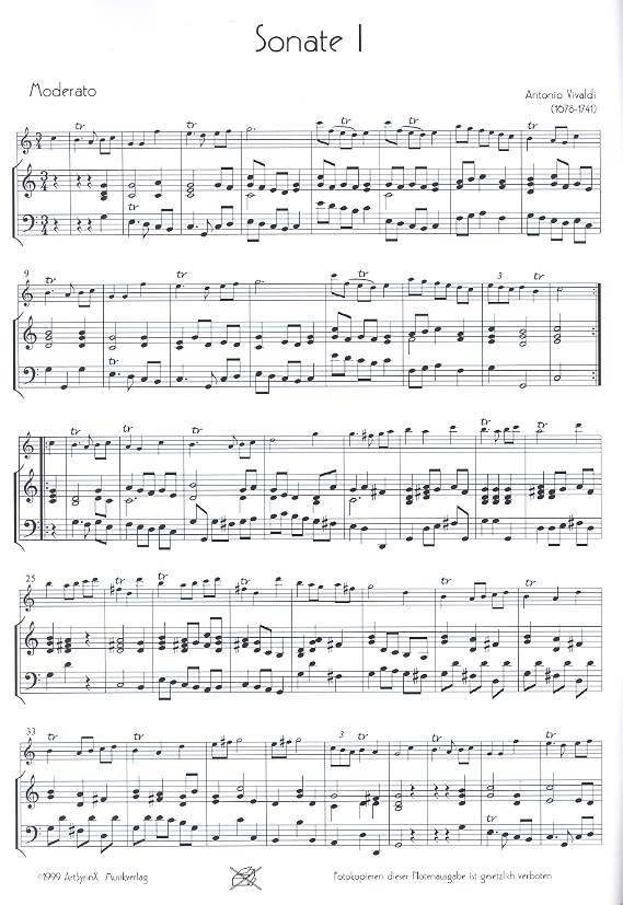 Il pastor fido op.13 Band 1 (Nr.1-3)