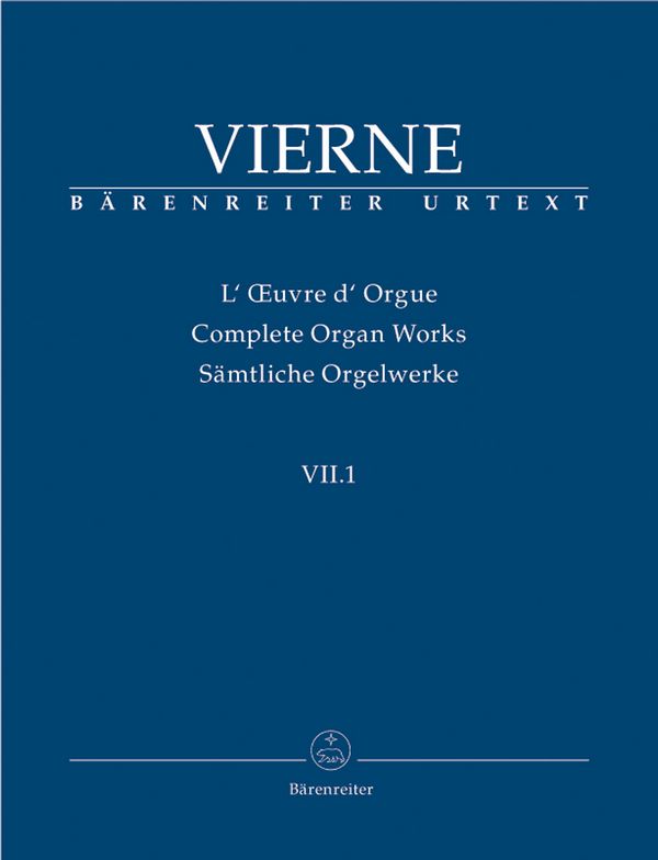 Sämtliche Orgelwerke Band 7,1