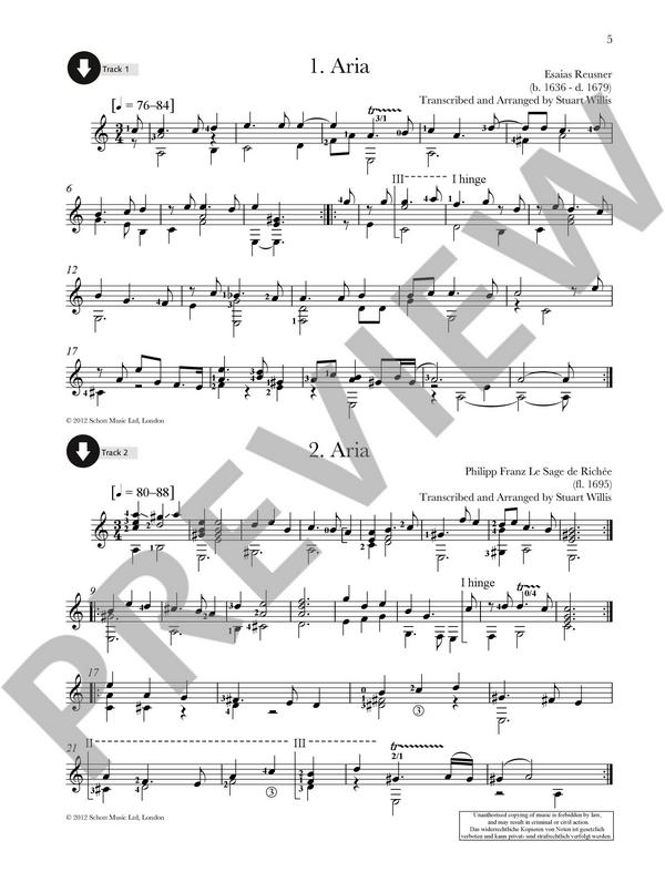 Baroque Guitar Anthology vol.2 (+Online Audio)
