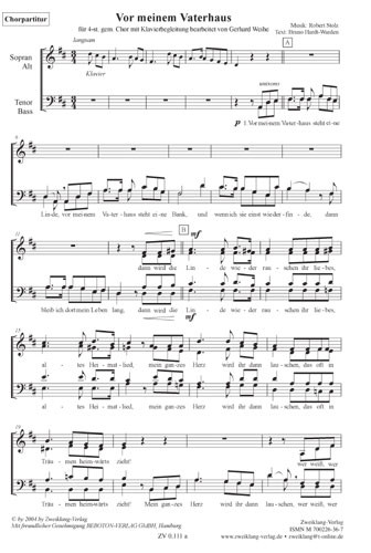 Vor meinem Vaterhaus steht eine Linde